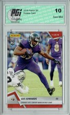 Gus Edwards 2018 Panini Instant #110 Just 96 Ever Made Rookie Card PGI 10