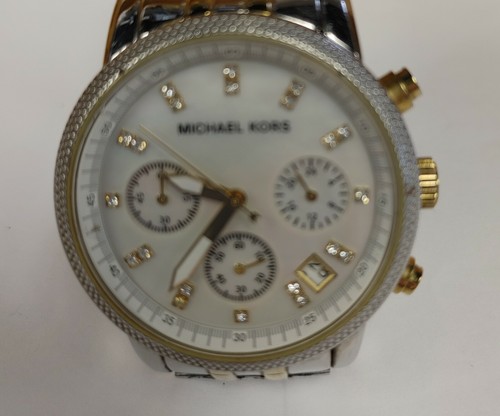 Orologio Michael Kors MK 5057 Donna Quadrante Perla Bicolore 