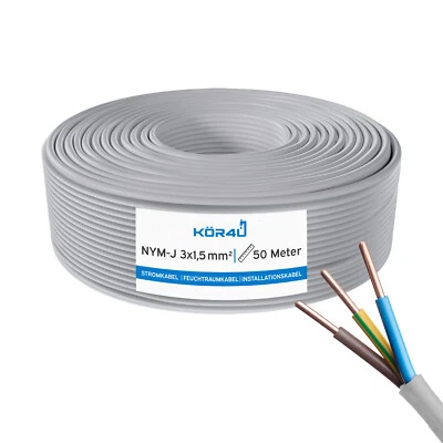 K&K DICHTUNGSTECHNIK kör4u NYM-J Stromkabel Installationskabel Mantelleitung