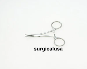 Paquete de 6 pinzas para mosquitos Hartman de 3,5" mandíbulas curvas instrumentos dentales quirúrgicos - Imagen 1 de 1