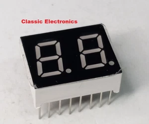 Lettura display canale led 2 cifre Cobra 148GTL 0,4" verde puro lettura CA 16 pin - Foto 1 di 6