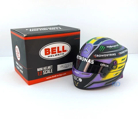 2021 Lewis Hamilton Brazil GP Mini Helmet - 1:2 Scale Bell F1 - Model 4100146 Cover