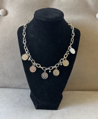 Nuevo collar Charter Club plata con dije de árbol Foto 1 de 2