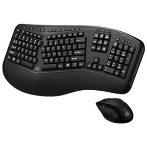 Adesso WKB-1500GB Tru-Form Media 1500 Wireless Ergonomic Keyboard & Laser Mouse - Picture 1 of 1