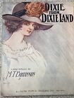 1910 DIXIE FROM DIXIELAND Sheet Music by M.T. Bohannon PRETTY GIRL, A.J. Stasny