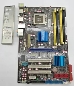 ASUS P5QL PRO REV:1.02G DDR2 - ATX - Sockel 775 - mit I/O Shield #M2557 - Bild 1 von 4