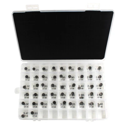 Valve Shim Kit 7.48mm 47pcs Shims for 1999-2009 Yamaha YZF-R6 YZ250F YZF-R1 FZ1 - Image 1 of 2