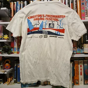 Canada Sailing Helly Hansen Team Mclube Volvo Harken T Shirt- Size M Kingston - Picture 1 of 4