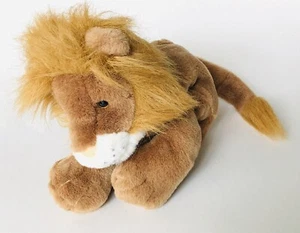 Wildlife Artists Inc Stuffed Toy Lion Plush 10" long Floppy 1995 - Picture 1 of 4