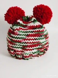 Baby Beanie Hat Newborn Knit Single Layer Pom ChinLet Collectibles - Select Hat - Picture 1 of 5