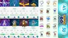 Pokemon Account Go High CP & Inventory Legendary/Rare/Shiny Pokemon
