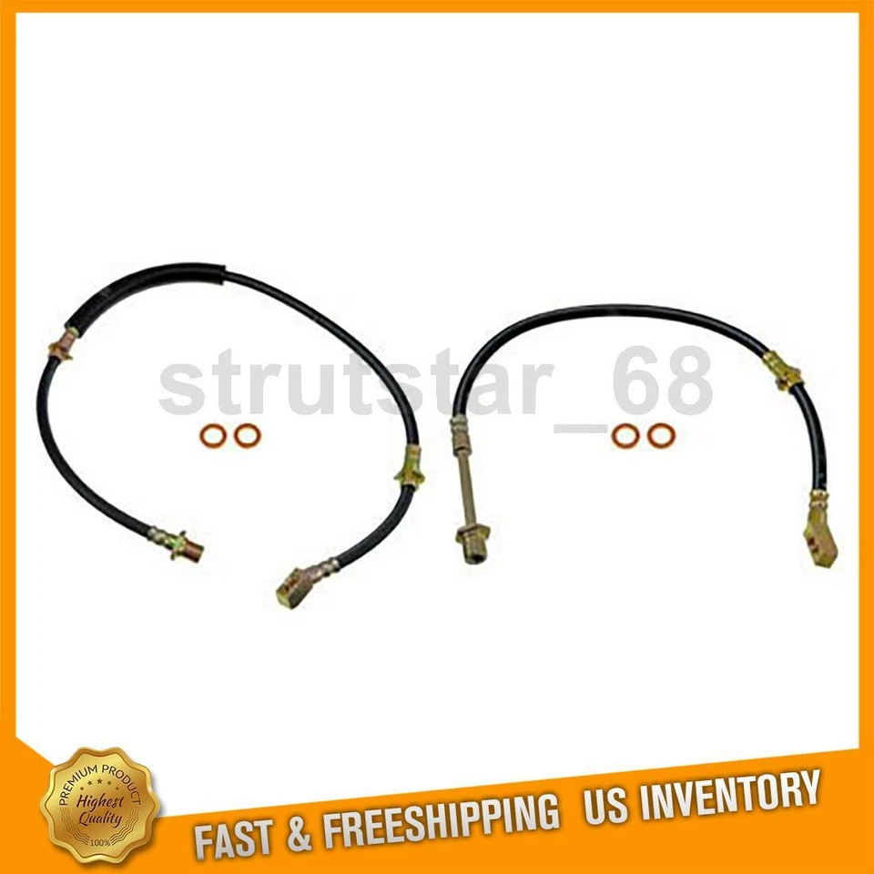 2 mangueras de freno delanteras para Chevrolet P30 6,2 L 7,4 L 4,8 L 5,7 L 3,9 L 6,5 L Foto 1 de 4