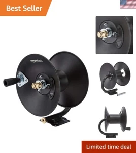 Steel Retractable Air Hose Reel - 3/8-Inch x 50-Feet, Easy Wall Mount Included - Picture 1 of 6