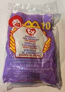 1999 McDonald's Happy Meal TY Beanie Stretchy The Ostrich #10 - Picture 1 of 3