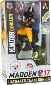 Figura Antonio Brown Pittsburgh Steelers NFL Madden 17 EA Sports Nueva en Caja McFarlane - Imagen 1 de 2