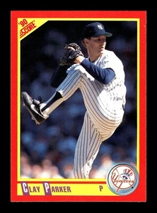 Clay Parker ⚾ 1990 Score Baseball #316 NY Yankees - Bild 1 von 2