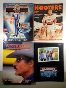 Richard Petty Nascar  Hooters Alabama Winston Cup Lot (4) Programs Magazines - Picture 1 of 12