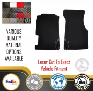 FLOOR MATS For HONDA CRX DEL SOL 1992 1993 1994 1995 1996 1997 1998 - Picture 1 of 17