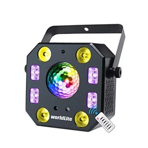 Stage DJ Lights, LED Effect Light 5 in 1 with Magic Ball, LED Par Pattern - Picture 1 of 7