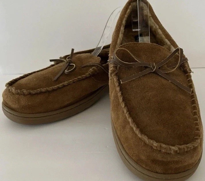 Chaps Mocasines de Cuero Gamuza para Hombres XXL 12.5-13 Zapatillas Piel Sintética Suela de Goma Foto 1 de 4