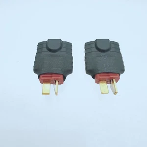 2x Female to Deans T plug Male Adapter Fit for TRX Traxxas NEW ID Charger - Picture 1 of 2