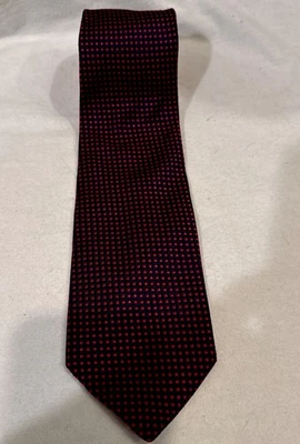 "Corbata Brooks Brothers 346 100 % seda roja a cuadros hecha en EE. UU. 3,75"" de ancho 60"" de largo" Foto 1 de 3