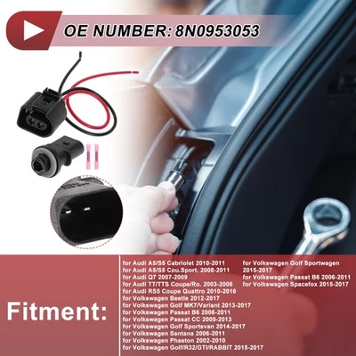 Luces indicadoras delanteras enchufe luz cableado para Audi A5/S5 Cabriolet 8N0953053 Foto 1 de 4