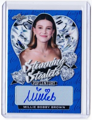 Millie Bobby Brown 2021 Leaf Pop Century Auto Card /20 ! Eleven Stranger Things - Image 1 of 2