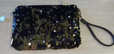 Olivia Miller  purse Gold /Black Sequence Crossbody - Image 1 of 4