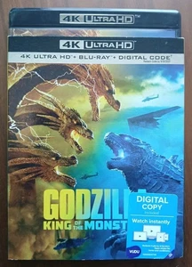 Godzilla: King of the Monsters (4K Ultra UHD Blu-ray Slipcover Used Nice Warner - Imagen 1 de 3