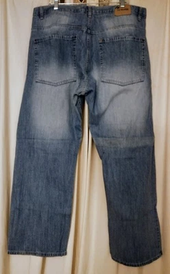 PJ Mark Jeans Faded Wide Leg Baggy Vintage 2000’s Y2K Mens Size 39x30 EUC Urban  - Image 1 of 4