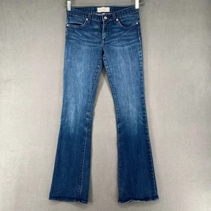 De Colección 00s Y2K Papel Denim Paño Naomi Bootcut Acampanado Tiro Bajo Jean 6/28 Azul - Imagen 1 de 13
