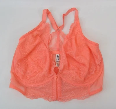 Sujetador de encaje Gossard Superboost Deep V Plunge | US 34I | Cierre frontal | Coral neón Foto 1 de 4