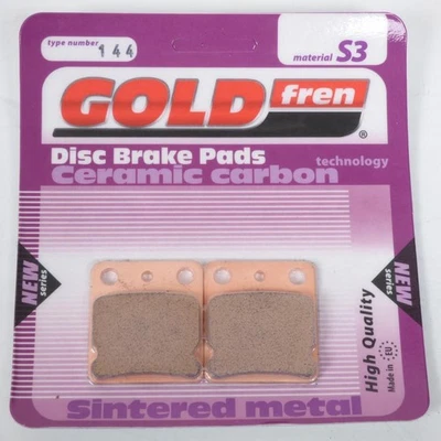 Plaquette de frein Gold Fren pour Moto Suzuki 125 Df Ex 1999 à 2001 AV Neuf - Photo 1/2