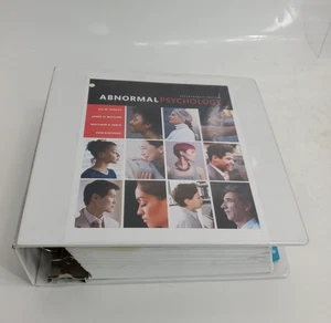 Abnormal Psychology Seventeenth Edition Printed Papers in Notebook  2017 Hooley - Picture 1 of 8
