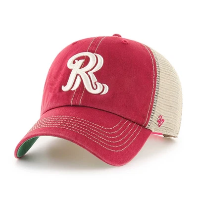 Frisco RoughRiders MILB '47 Trawler Clean Up Trucker Snapback Hat - Red - Image 1 of 2