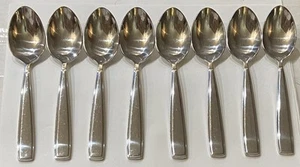 "JUEGO DE 8 CUCHARADITAS WATERFORD GLENRIDGE DE ACERO INOXIDABLE - 6 1/4""" - Imagen 1 de 4