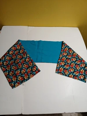 Christian Dior синий черный цветочный шелк шерсти шарф женщин - Изображение 1 из 4