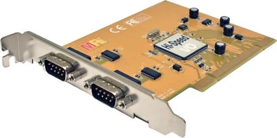 Scheda adattatore seriale MRi MRI-PCIDS1 DB-9 RS232 a doppia porta PCI 2.2 PC... - Immagine 1 di 4