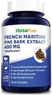 French Maritime Pine Bark Extract-400Mg Per Veggie Caps-200-Day Supply With Biop
