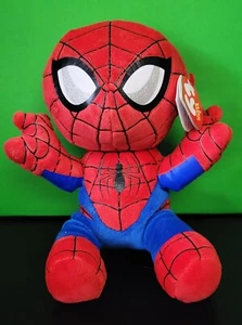 TY Beanie Baby Spiderman 6" Plush - Picture 1 of 4