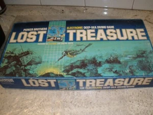 VINTAGE PARKER BROTHERS LOST TREASURE ELECTRONIC SEA DIVING GAME COMPLETE 1982 - Picture 1 of 11