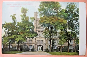 1906 era Library, Princeton University, Princeton, New Jersey postcard - Picture 1 of 2
