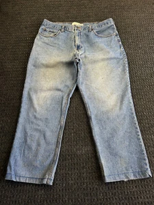Vintage UP Urban Pipeline Jeans y2k Wide Leg Baggy Skater Hemmed 40 x 29 - Picture 1 of 11