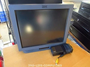 IBM 4838 Win7 AIO 15" WiFI Dual Core 1,8Ghz 2GB/80GB POS Computer 4838-74E + PSU - Bild 1 von 5