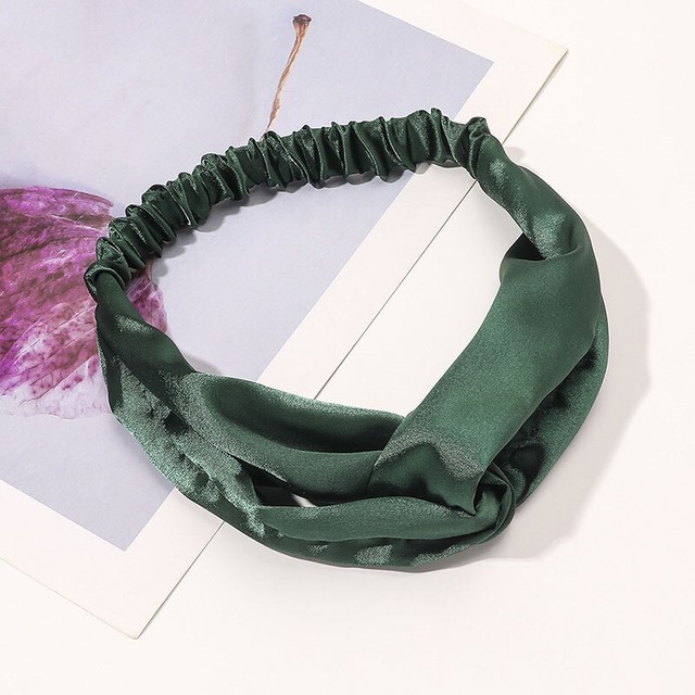 Las mejores ofertas en Accesorios para Cabello Diadema de goma verde para  Mujeres