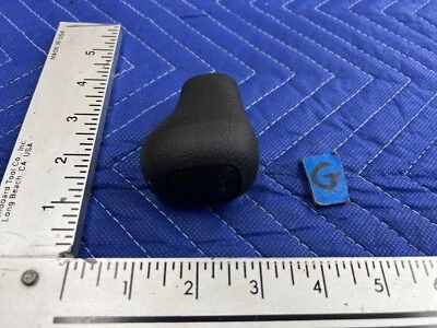 1998-2002 Isuzu Trooper Black Leather Gear Shift Knob Shifter Handle OEM #940EM - Image 1 of 4
