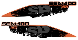 SEADOO WAKE 180 GRAPHIC KIT BPR CHALLENGER SE 18 STICKERS DECALS VYNYL WRAP SET - Picture 1 of 2
