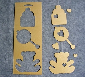 Cornici in legno non rifinite e forme punzonatrici per pittura e artigianato - Cose per bambino - Foto 1 di 5