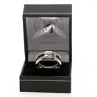 Chelsea FC Black Inlay Ring Medium Birthday Christmas Gift Official Product